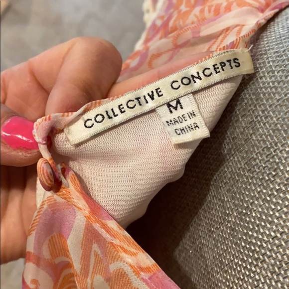 3/$25 👗Pretty pink/peach top (maternity approved) - Picture 8 of 8